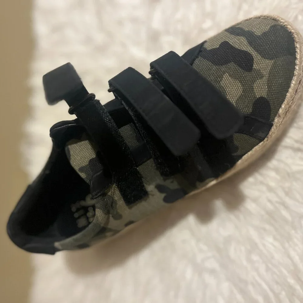 Mix No 6 army fatigue platform sneakers